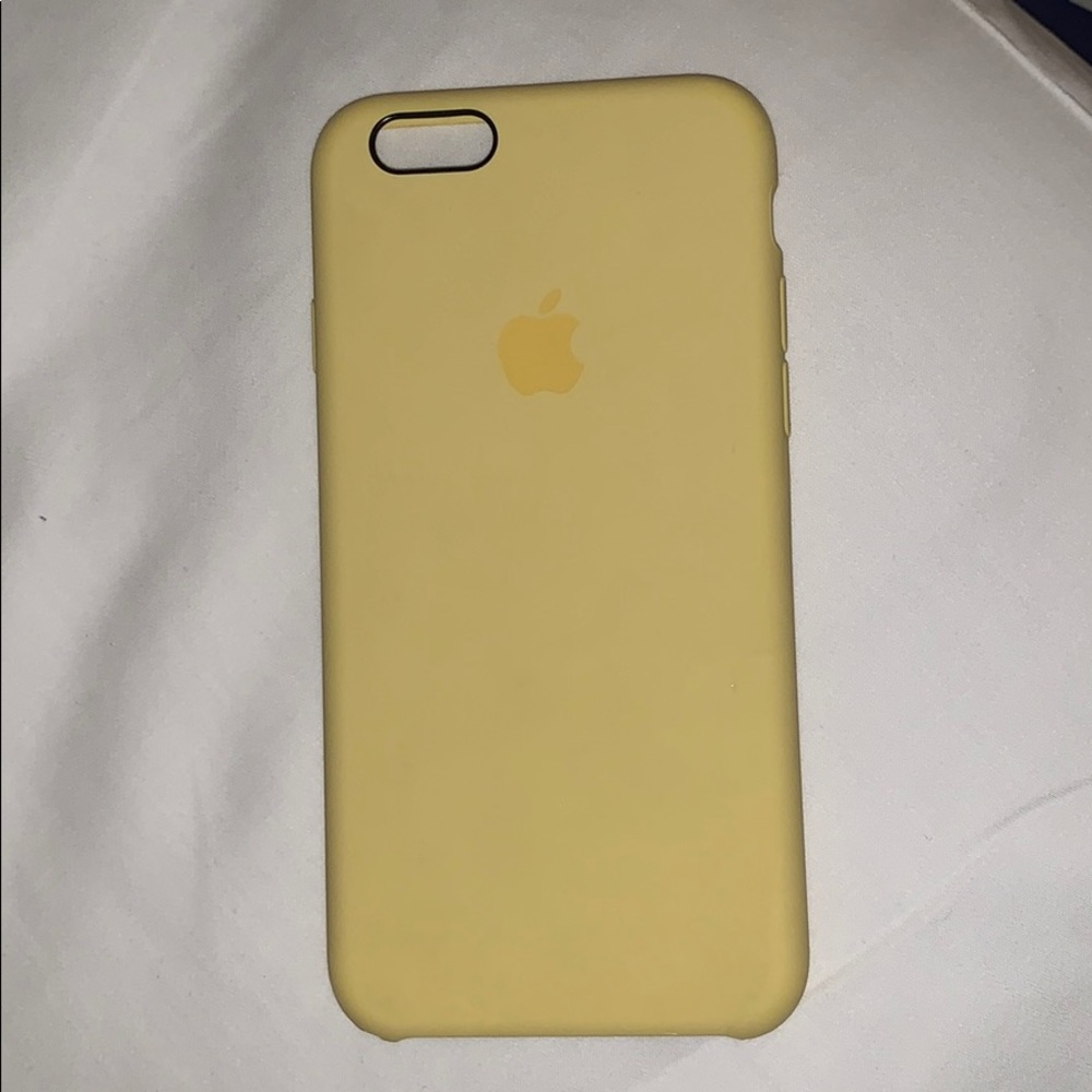 yellow apple iphone 6/6s case